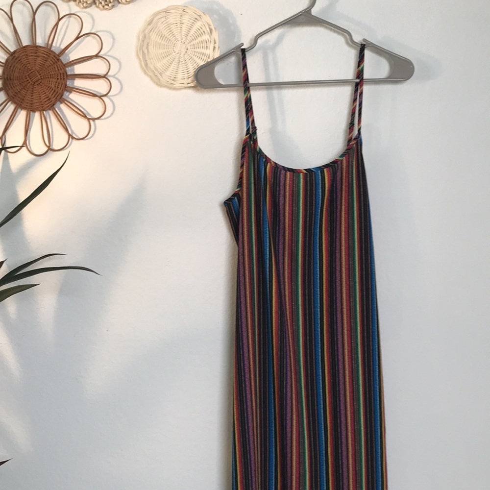 Show Me Your Mumu Multicolor Shiloh Tassel Striped Women's Dress - Picture 6 of 6